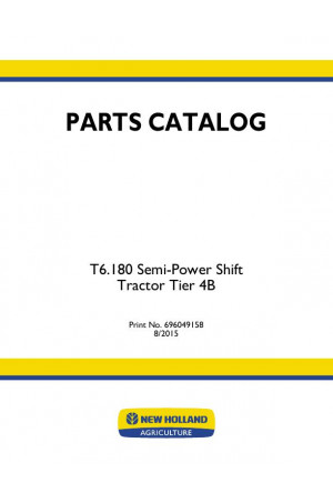 New Holland T6.180 Parts Catalog