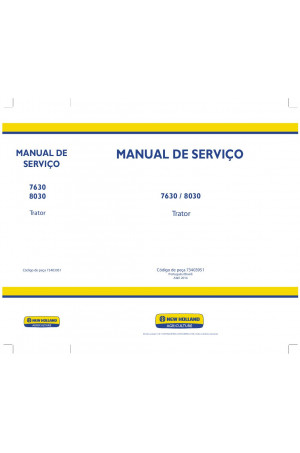 New Holland 7630, 8030 Service Manual