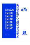 New Holland TM120, TM130, TM140, TM155, TM175, TM190 Operator`s Manual