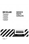 New Holland T4030F, T4040F, T4050F Parts Catalog
