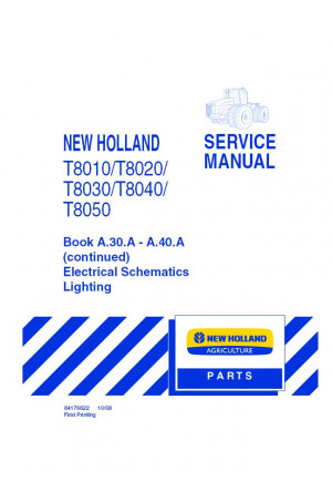 New Holland T8010, T8020, T8030, T8040, T8050 Service Manual