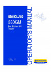 New Holland 330GM, Boomer 8N Operator`s Manual