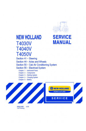 New Holland T4030V, T4040V, T4050V Service Manual