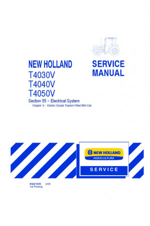 New Holland T4030V, T4040V, T4050V Service Manual