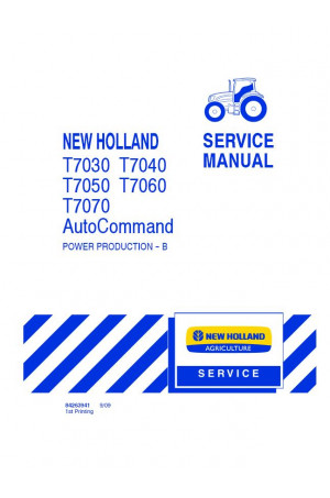New Holland T7030, T7040, T7050, T7060, T7070 Service Manual