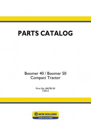 New Holland 40, 50 Parts Catalog
