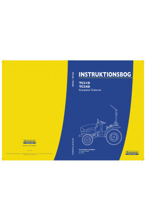 New Holland TC21D, TC24D Operator`s Manual