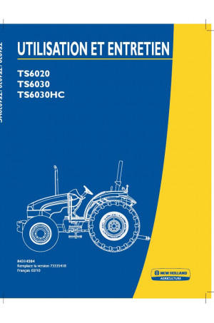 New Holland TS6020, TS6030 Operator`s Manual