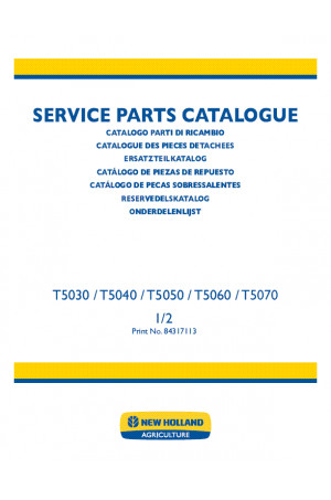 New Holland T5030, T5040, T5050, T5060, T5070 Operator`s Manual