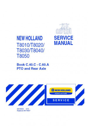 New Holland T8010, T8020, T8030, T8040, T8050 Service Manual