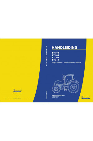 New Holland T7.170, T7.185, T7.200, T7.210 Operator`s Manual