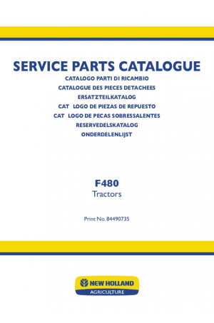 New Holland F480 Parts Catalog