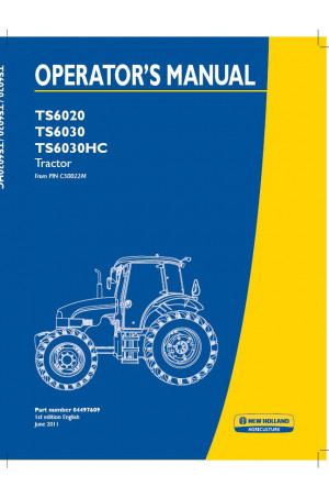New Holland TS6020, TS6030 Operator`s Manual