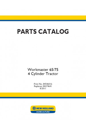New Holland Workmaster 65, Workmaster 75 Parts Catalog