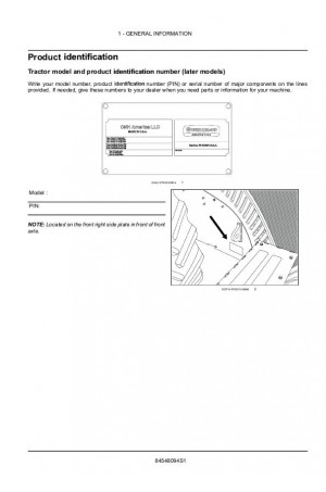 New Holland T9.390, T9.450, T9.505, T9.560, T9.615, T9.670 Operator`s Manual