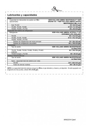 New Holland T9.435, T9.480, T9.530, T9.565, T9.600, T9.645, T9.700 Operator`s Manual