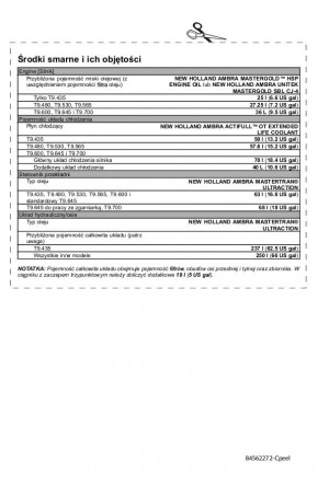 New Holland T9.435, T9.480, T9.530, T9.565, T9.600, T9.645, T9.700 Operator`s Manual