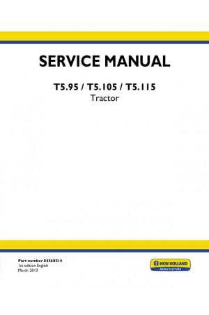 New Holland T5.105, T5.115, T5.95 Service Manual