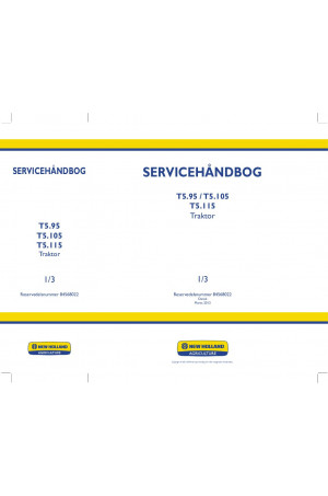 New Holland T5.105, T5.115, T5.95 Service Manual