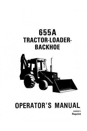 New Holland CE 655A Operator`s Manual