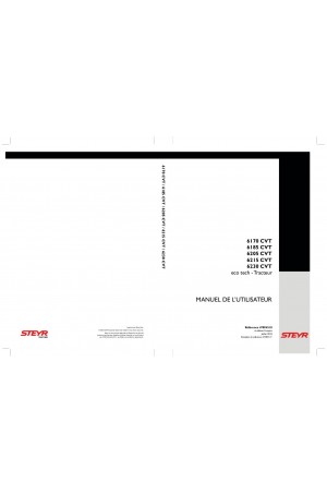 Steyr 6170, 6185, 6205, 6215, 6230 Operator`s Manual