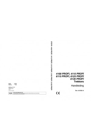 Steyr 4100 PROFI, 4115 PROFI, 6115 PROFI, 6125 PROFI, 6135 PROFI Operator`s Manual