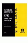 New Holland CE LV80 Service Manual