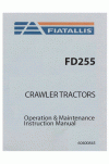 New Holland CE FD255 Operator`s Manual