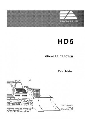 New Holland CE HD-5 Parts Catalog