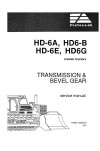 New Holland CE HD-6A, HD-6B, HD-6E, HD-6G Service Manual
