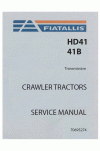 New Holland CE 41B, HD41 Service Manual