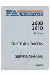 New Holland CE 260B, 261B Service Manual