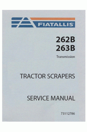 New Holland CE 262B, 263B Service Manual