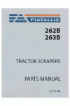 New Holland CE 262B, 263B Parts Catalog