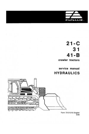 New Holland CE 21C, 31, 41B Service Manual