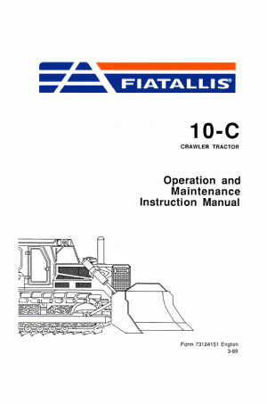 New Holland CE 10C Operator`s Manual