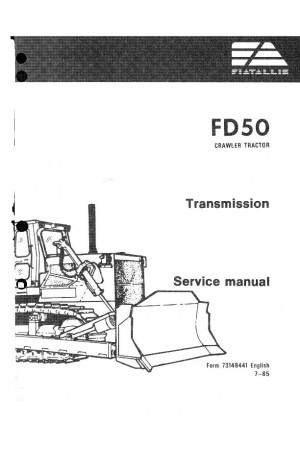 New Holland CE FD50 Service Manual