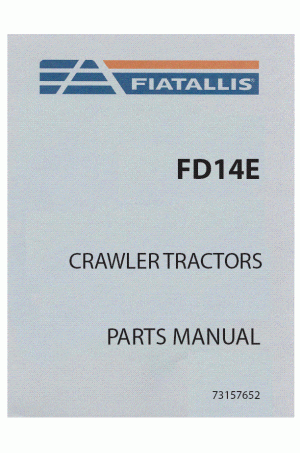 New Holland CE FD14E Parts Catalog