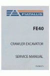 New Holland CE FE40 Service Manual
