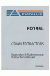 New Holland CE FD195L Operator`s Manual
