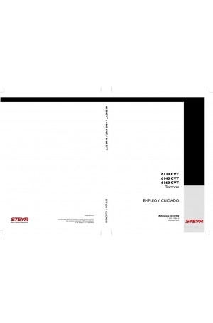 Steyr 6130, 6145, 6160 Operator`s Manual