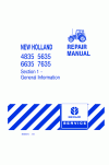 New Holland 4835, 5635, 6635, 7635 Service Manual