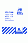 New Holland 4835, 5635, 6635, 7635 Service Manual