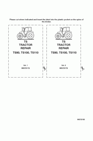 New Holland TS100, TS110, TS90 Service Manual