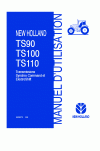 New Holland TS100, TS110, TS90 Operator`s Manual