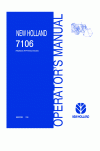 New Holland 1120, 1215, 1220, 7106, TC18, TC21, TC21D Operator`s Manual