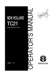 New Holland TC21 Operator`s Manual
