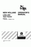 New Holland LS55 Operator`s Manual