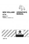 New Holland A, GT18 Operator`s Manual