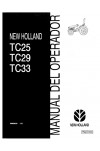 New Holland TC25, TC29 Operator`s Manual